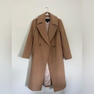 Club Monaco Daylina Coat in Camel Brown XS